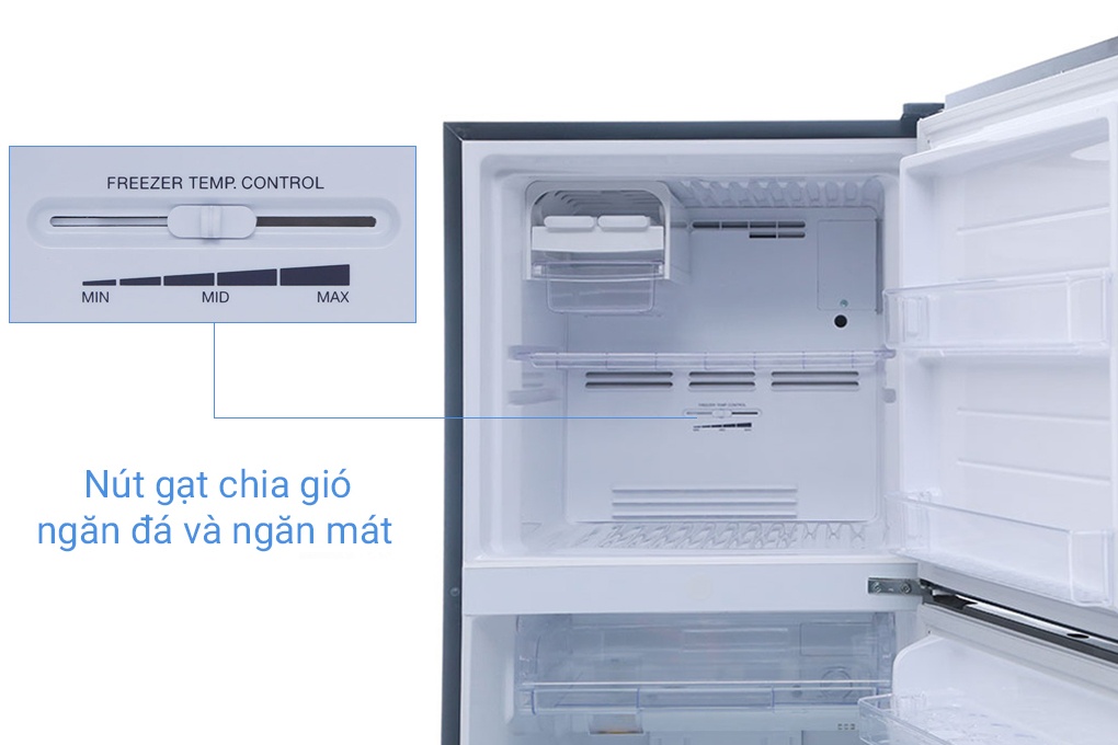 Tủ lạnh 2 cánh Inverter Toshiba GR-M28VUBZ/UK - 226 lít (Gương đen)