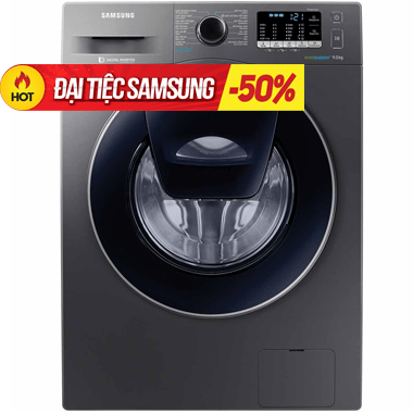 Máy giặt 9 Kg Samsung Addwash WW90K54E0UX/SV hơi nước