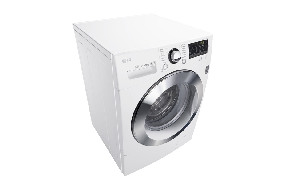 Máy giặt 9 Kg LG F1409NPRW lồng ngang, dẫn động trực tiếp, 6 motion, Turbowash