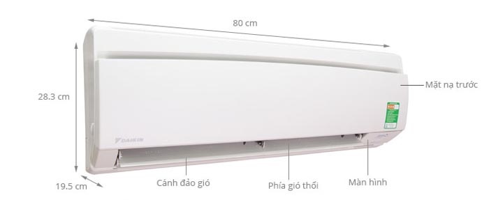 Điều hòa 2 chiều Inverter Daikin FTXM35HVMV - 12.000BTU