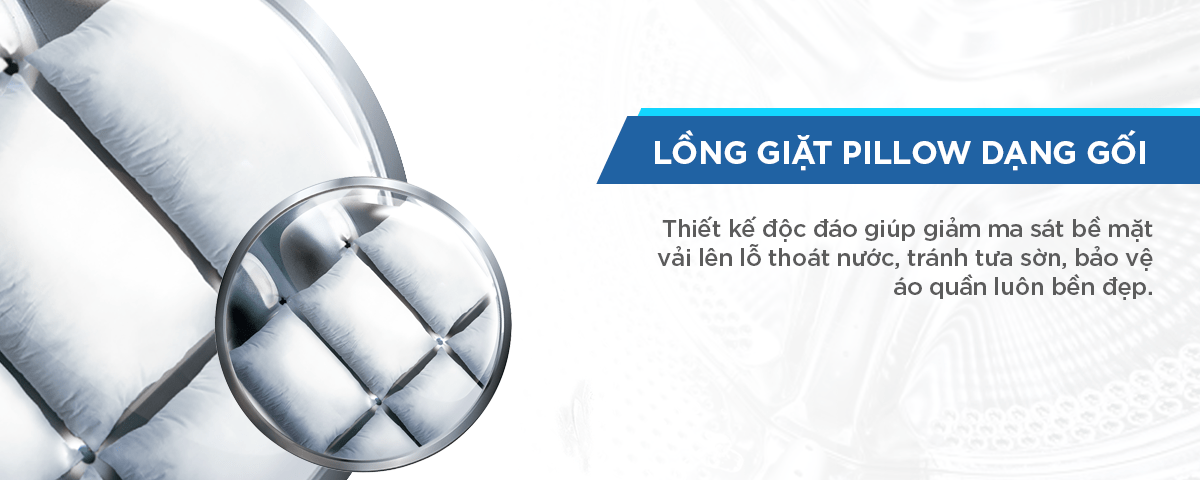 Máy giặt AQUA lồng ngang 8.5kg AQD-D850E.N