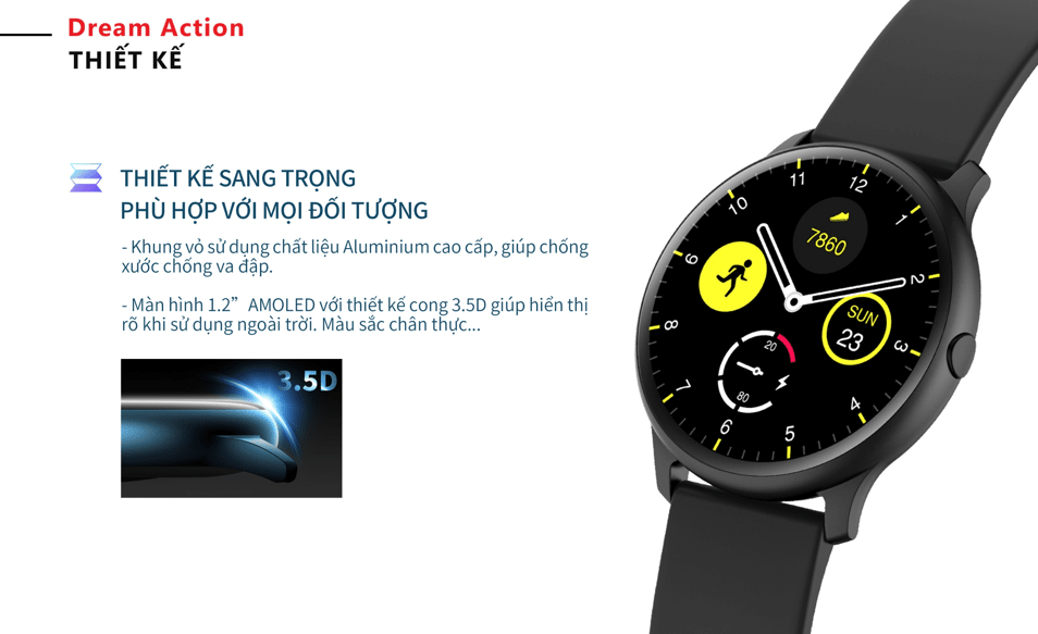 Đồng hồ thông minh Masstel Dream Action (Màu xanh)