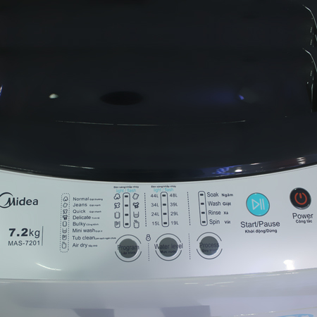 Máy giặt 7.2 Kg Midea MAS-7201 lồng đứng