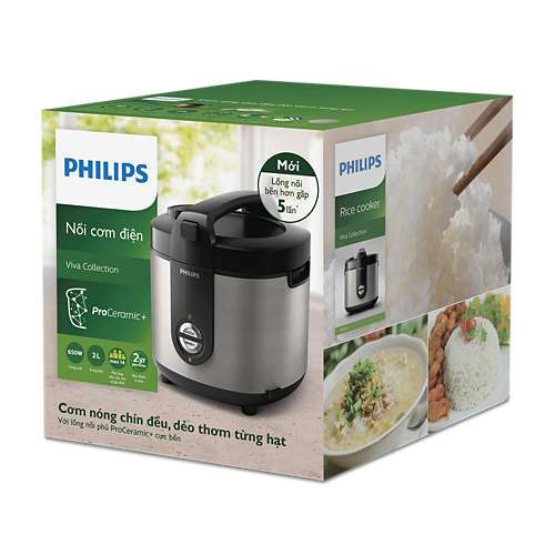 Nồi cơm điện cơ 2L Philips HD3132/66