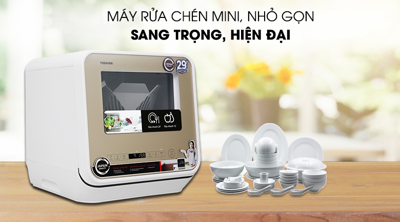 Máy rửa bát Toshiba DWS-22AVN(N)