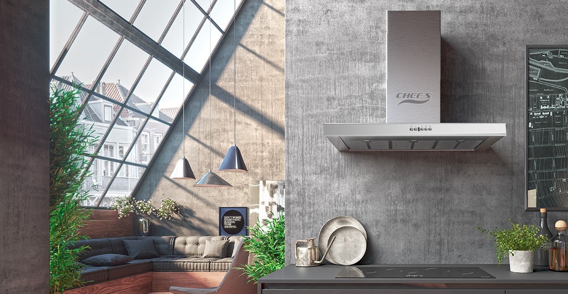 Hút mùi chữ T- 90cm Chef's EH-LILIUM90P