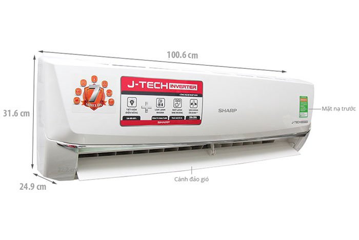 Điều hòa 1 chiều Inverter Sharp AH-X18SEW 18.000BTU
