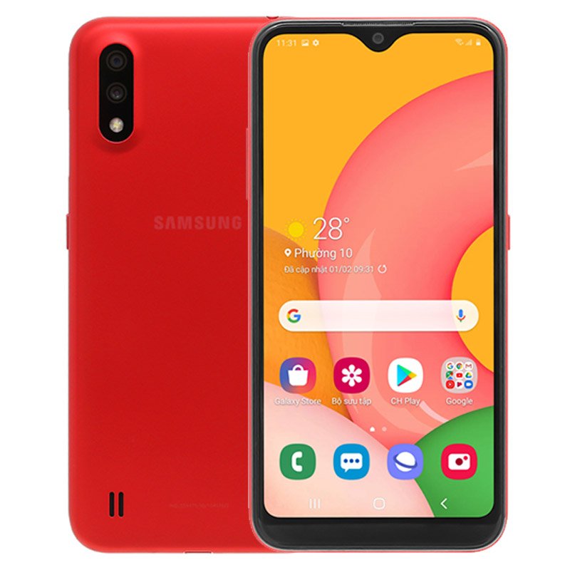 Điện Thoại Samsung Galaxy A01 SM-A015F (Red)