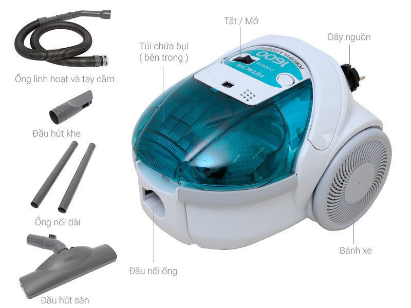 Máy hút bụi Hitachi BM16