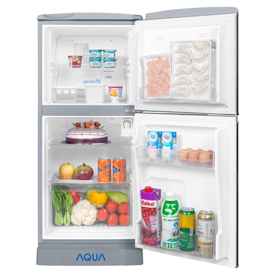 TỦ LẠNH AQUA AQR-125AN/VS - 123 Lít (Bạc)