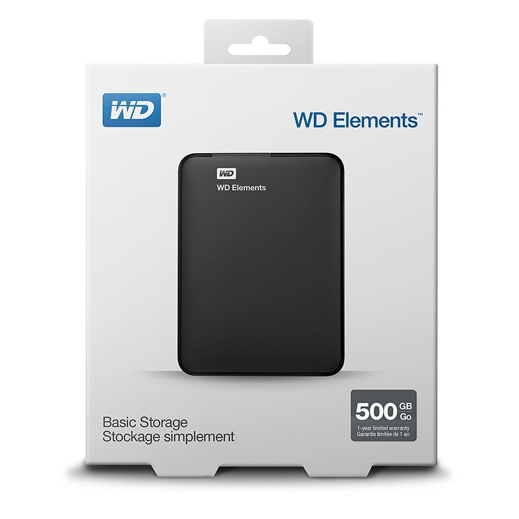 HDD Western Elements 500GB USB3.0-WDBUZG5000ABK-WESN
