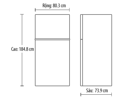 Tủ lạnh Toshiba WG66VDAZ(GG) 600 Lít