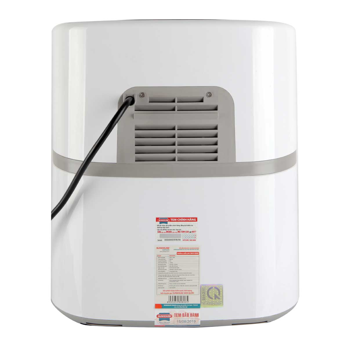 Nồi chiên không dầu 4.5L Sunhouse Mama SHD4086W