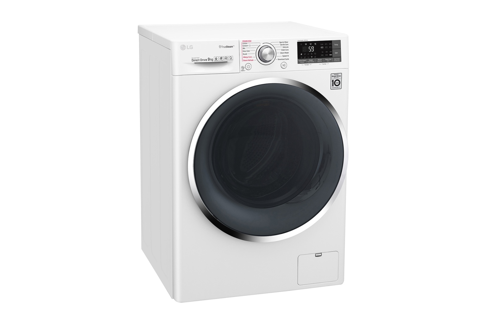 Máy giặt LG lồng ngang 9kg FC1409S4W Inverter Direct Drive