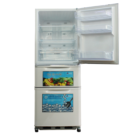 Tủ lạnh 3 cánh Mitsubishi MR-C41G-PWH-V, 338 Lít