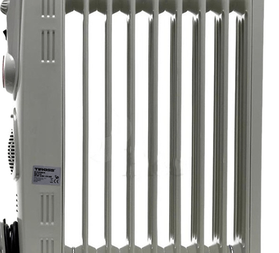 Máy sưởi dầu Tiross TS-925 9 thanh Có hẹn giờ, Quạt thổi