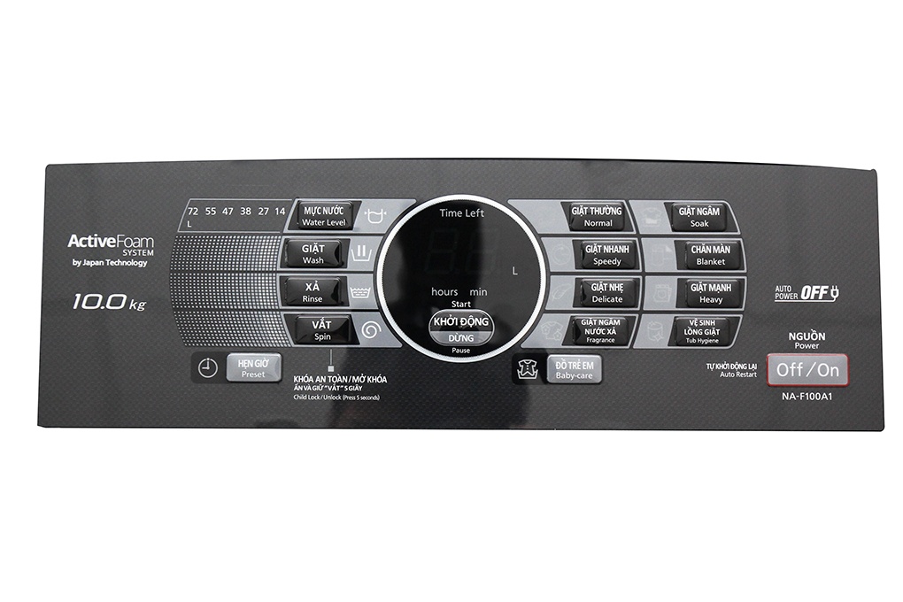 Máy giặt 10 Kg Panasonic NA-F100A1GRV lồng đứng