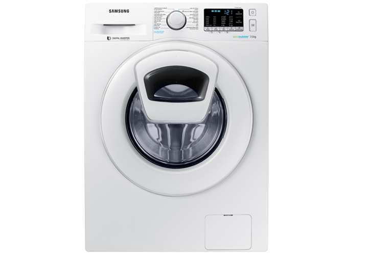 Máy giặt 7.5 Kg Samsung Addwash WW75K52E0WW/SV hơi nước