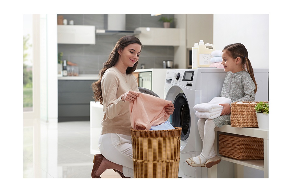 Máy giặt 7.5 Kg LG F1475NMPW lồng ngang