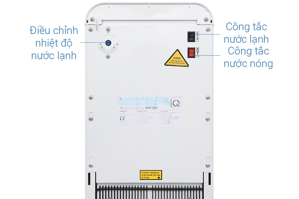 Cây lọc nước nóng lạnh 7 lõi Korihome WPK-903
