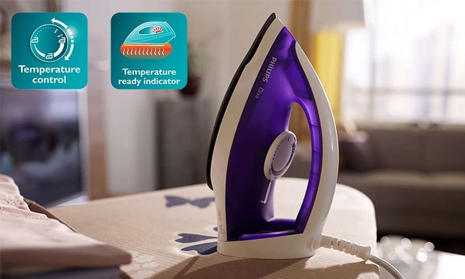Bàn là khô Philips GC122 (Tím)