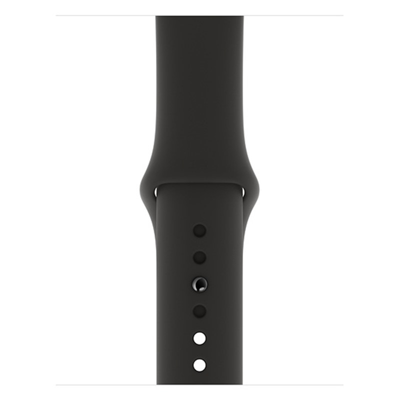 Apple Watch 5 40mm (GPS) Viền Nhôm Xám - Dây cao su Đen Chính hãng (MWV82VN/A)