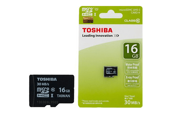 Thẻ nhớ TOSHIBA Micro SD 16Gb Class 10 - BH 30 ngày