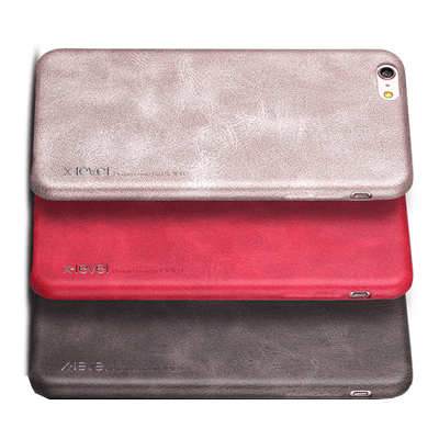 Ốp lưng IP 6 plus X-Level (Da) Màu be