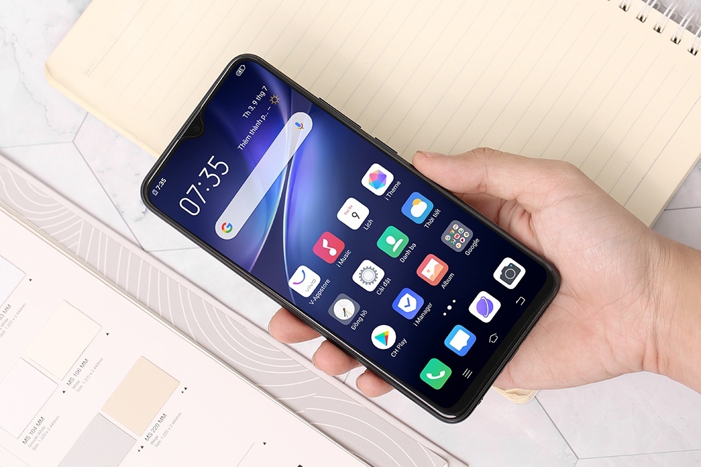 Điện thoại Vivo 1915-Y19 (6+126GB) (Đen)
