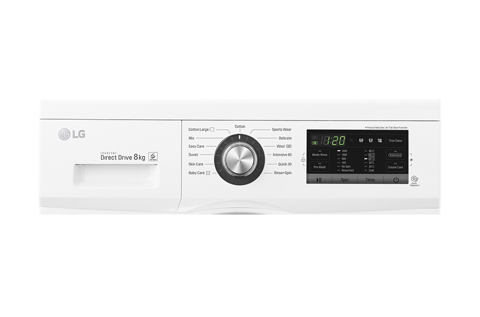 Máy giặt 8 Kg LG F1408NM2W 8kg lồng ngang
