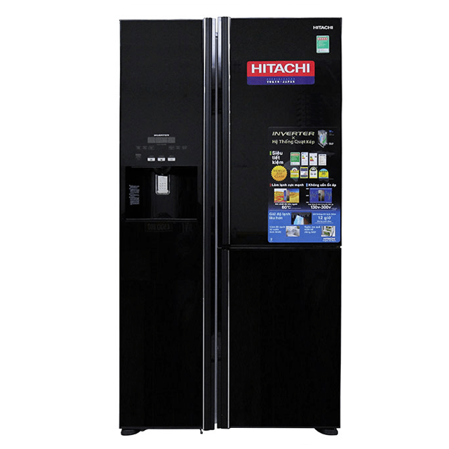 Tủ lạnh SBS HITACHI R-M700GPGV2 (GBK) - 584 Lít (Đen)