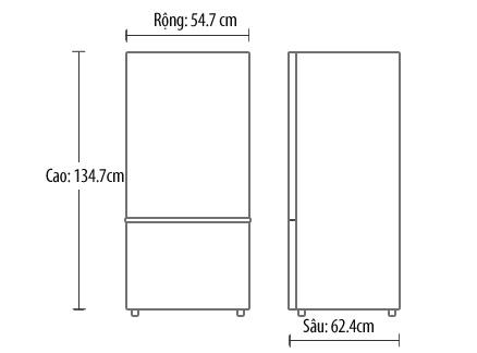 Tủ lạnh Aqua AQR- P225AB/SC - 225 Lít