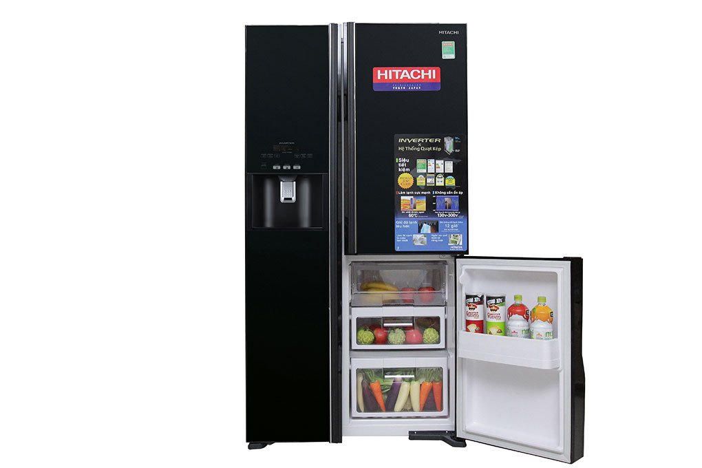 Tủ lạnh SBS HITACHI R-M700GPGV2 (GBK) - 584 Lít (Đen)