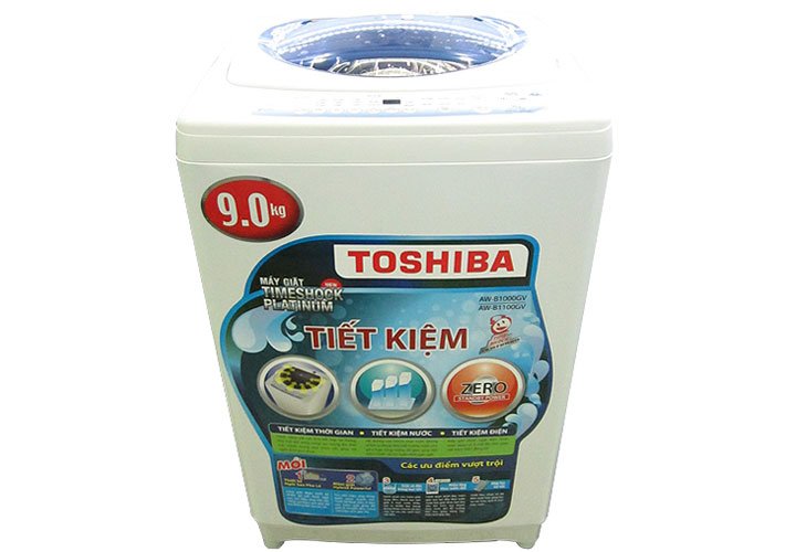 Máy giặt 9 Kg Toshiba B1000GV(WB), lồng đứng, nắp màu xanh dương
