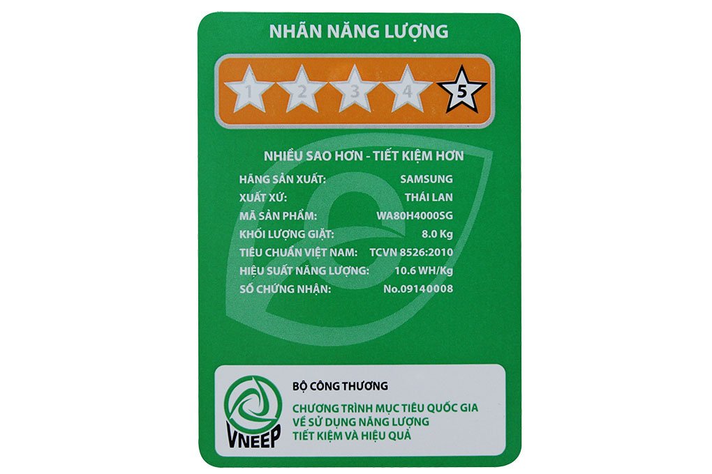 Máy giặt 8.2 Kg Samsung WA80H4000SG1SV lồng đứng