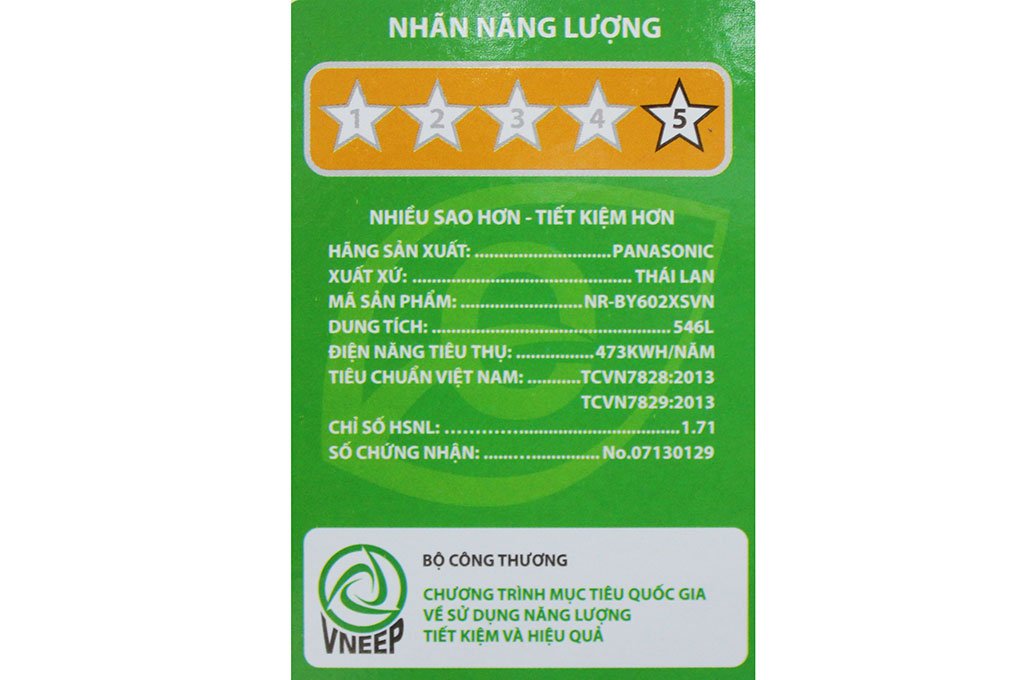 Tủ lạnh Panasonic NR-BY602XSVN - 546 Lít Inverter