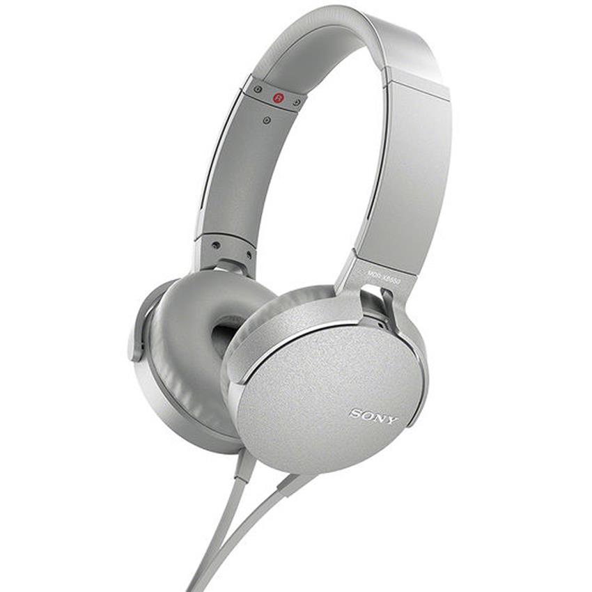 Tai nghe chụp đầu MDRXB550APWCE (Có Micro)
