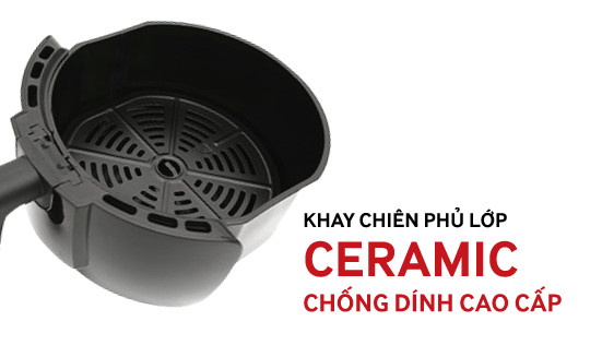 Nồi chiên không dầu 3.6L Coex AFC-3101 (Đen)