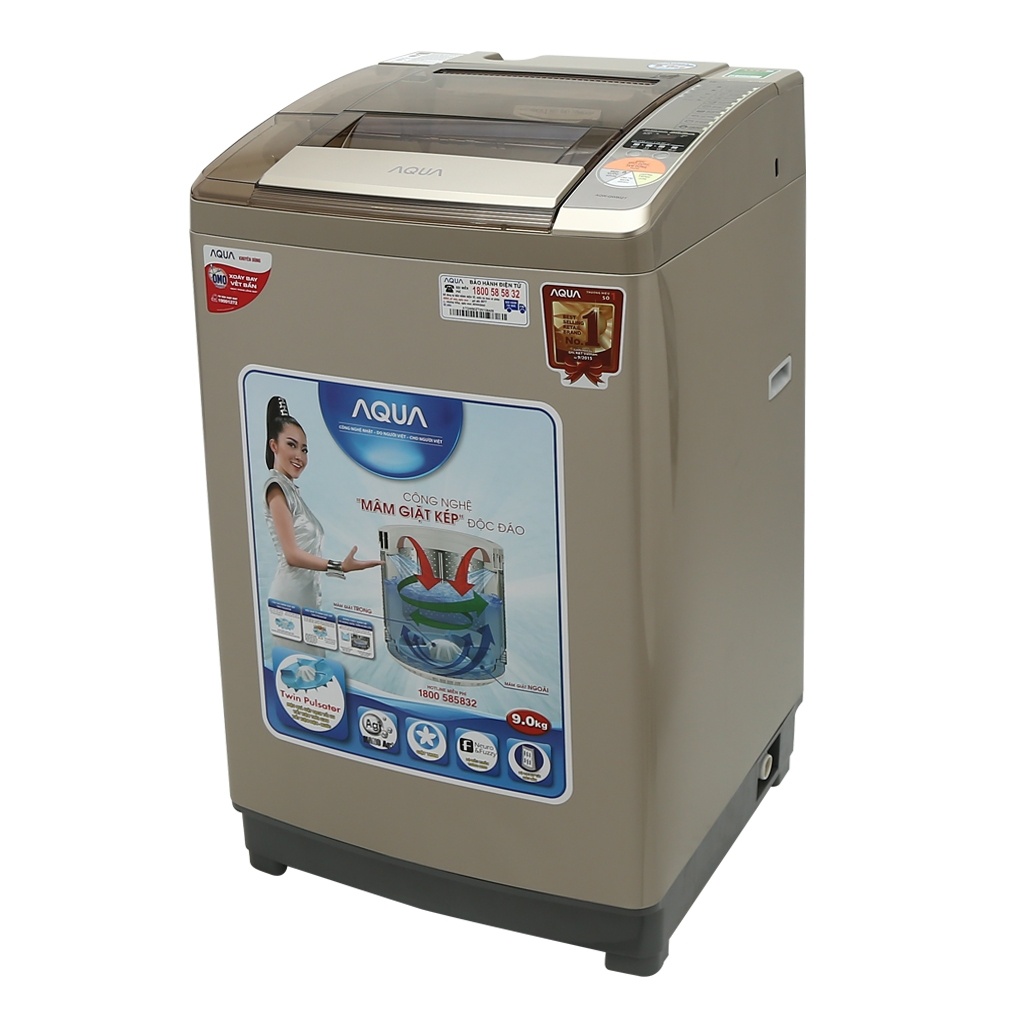 Máy giặt 9 Kg AQua AQW-DQW90ZT lồng đứng