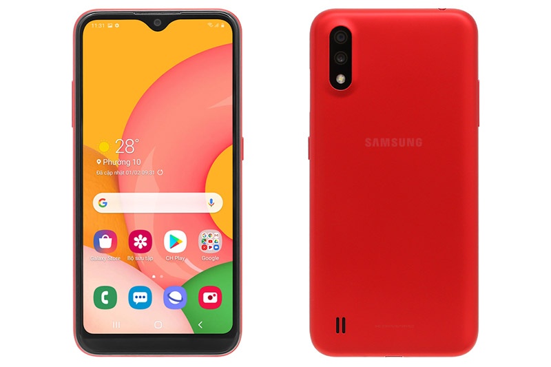 Điện Thoại Samsung Galaxy A01 SM-A015F (Red)