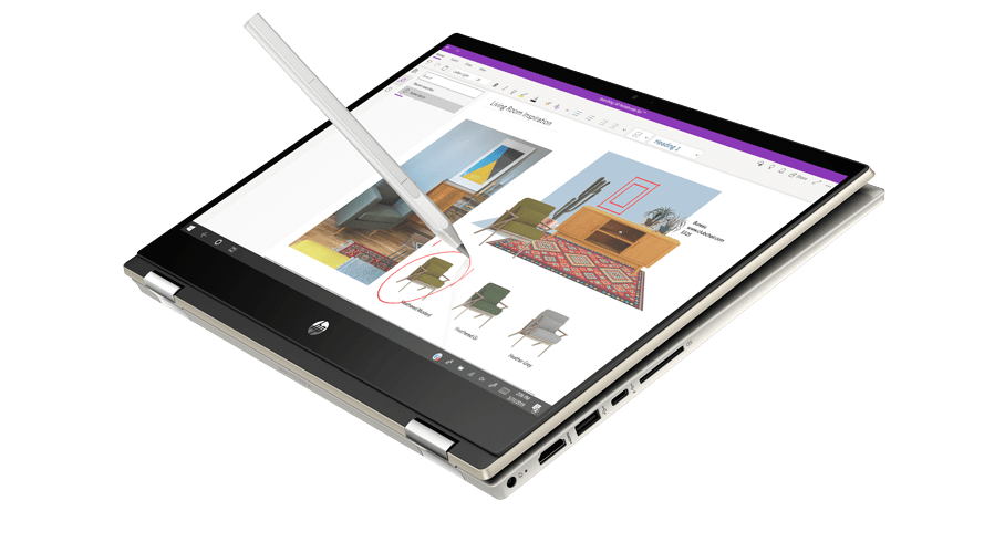 Laptop HP Pavilion x360 14-dw1018TU 2H3N6PA Vàng