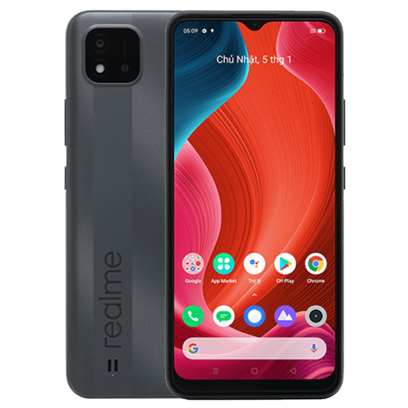 Điện Thoại Realme RMX3063 - C20 Xám Khói