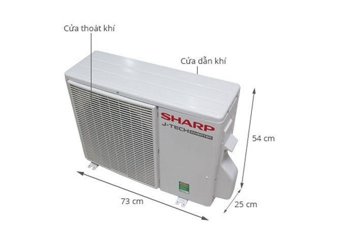 Điều hòa Sharp 1 chiều Inverter 1.5HP-12.000BTU AH-X12SEW