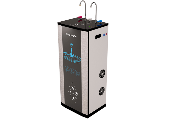 Máy lọc nước nóng lạnh 10 lõi Sunhouse SHR76210CK