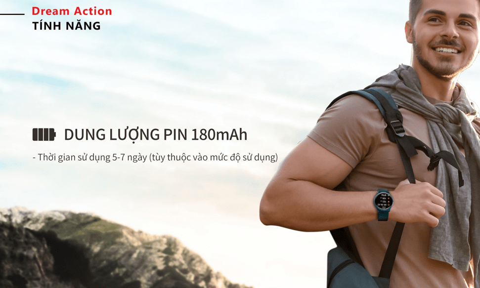 Đồng hồ thông minh Masstel Dream Action (Màu hồng)