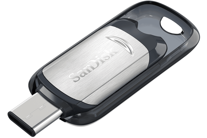 USB SanDisk Ultra CZ450 128GB, Type C, Metal