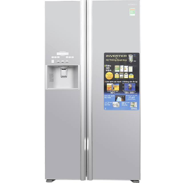 TỦ LẠNH SBS Hitachi R-S700GPGV2 (GS) - 605 Lít (Bạc)