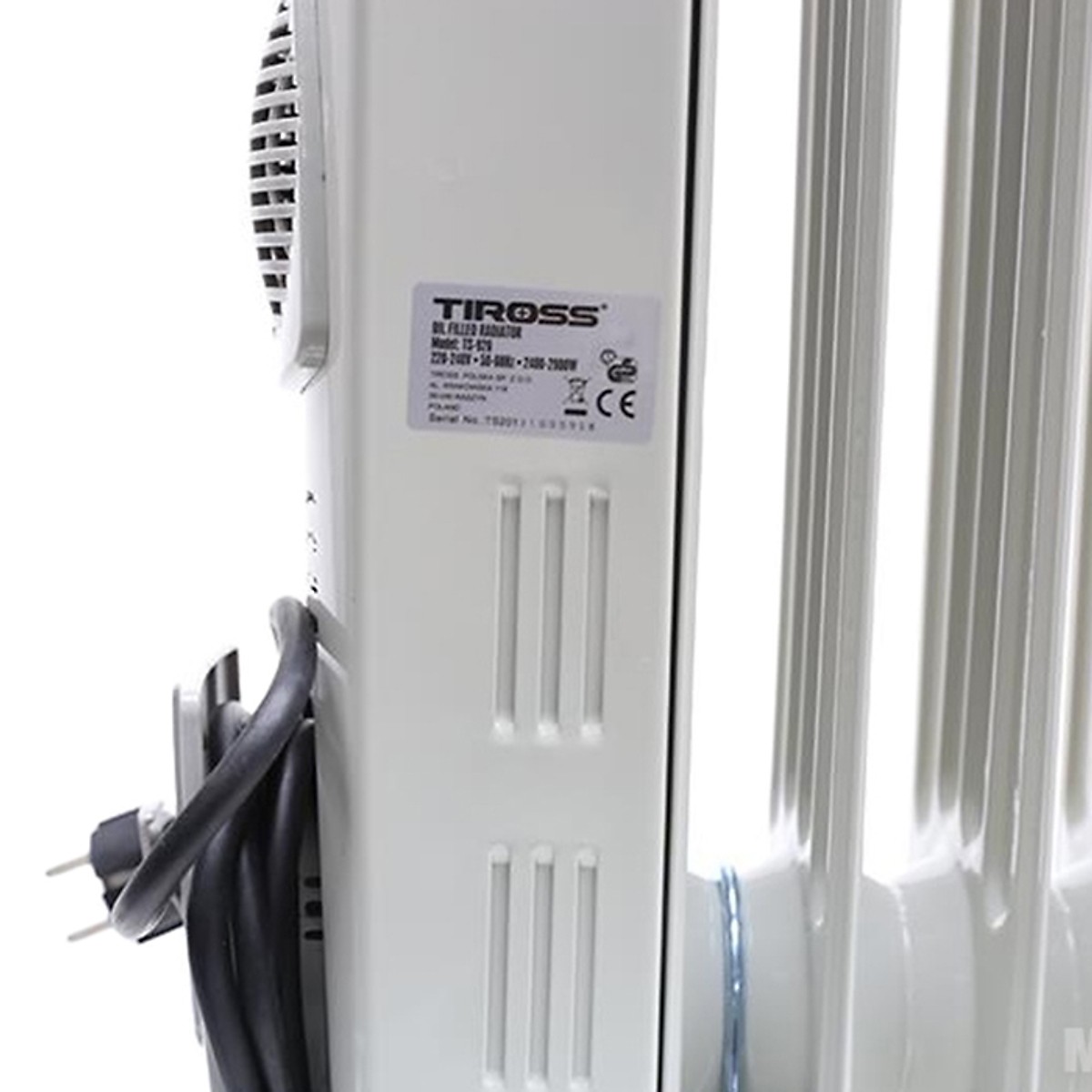 Máy sưởi dầu TIROSS TS-926, 13 thanh, quạt thổi, giá phơi