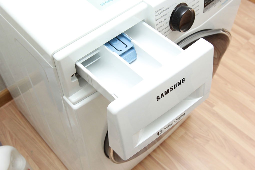 Máy giặt 8.5 Kg Samsung WD85J5410AW/SV lồng ngang, sấy 6 Kg