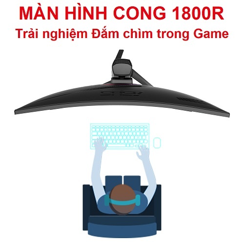 Màn hình máy tính LED Asus XG27VQ 27 inch
